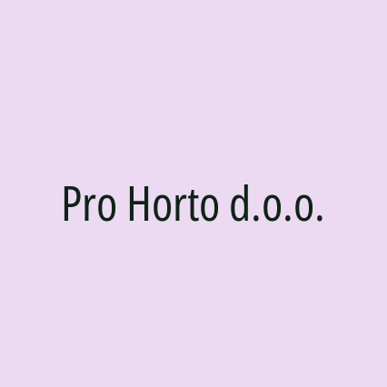 Pro Horto d.o.o.