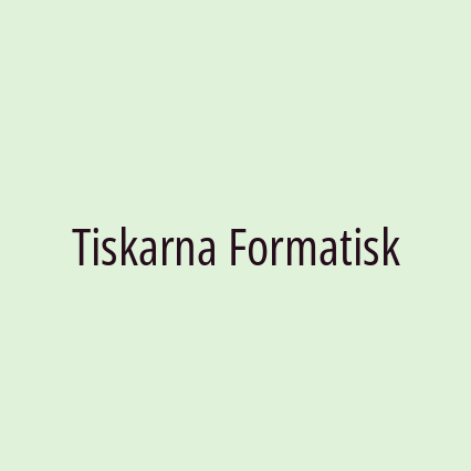 Tiskarna Formatisk