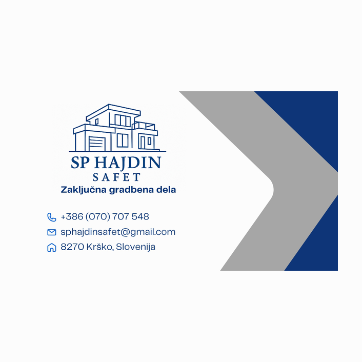 Zaključna gradbena dela, Safet Hajdin s.p.