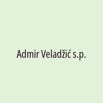 Admir Veladžić s.p.