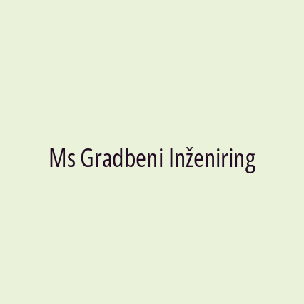 Ms Gradbeni Inženiring