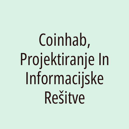Coinhab, Projektiranje In Informacijske Rešitve