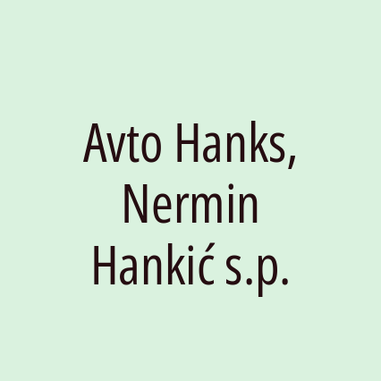 Avto Hanks, Nermin Hankić s.p.