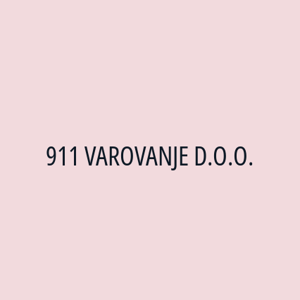 911 VAROVANJE D.O.O. - Logotip