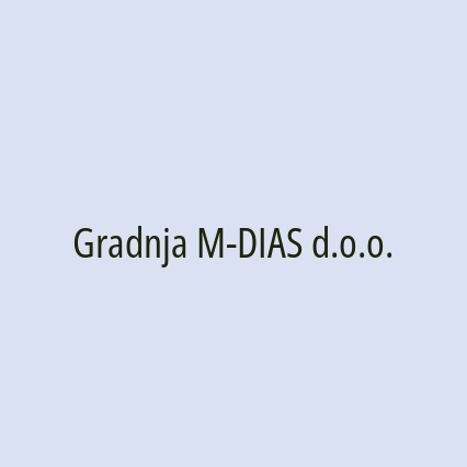 Gradnja M-DIAS d.o.o. - Logotip