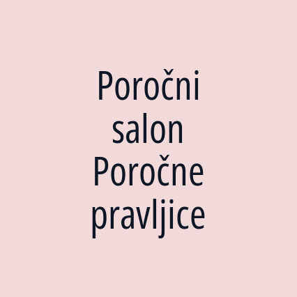 Poročni salon Poročne pravljice