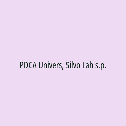 PDCA Univers, Silvo Lah s.p.