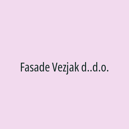 Fasade Vezjak d..d.o.