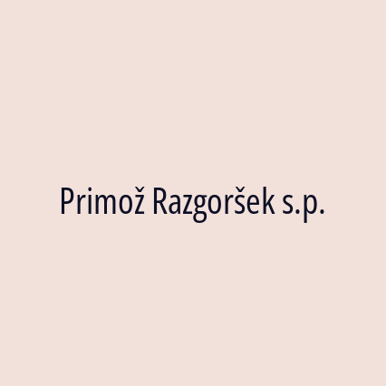 Primož Razgoršek s.p.