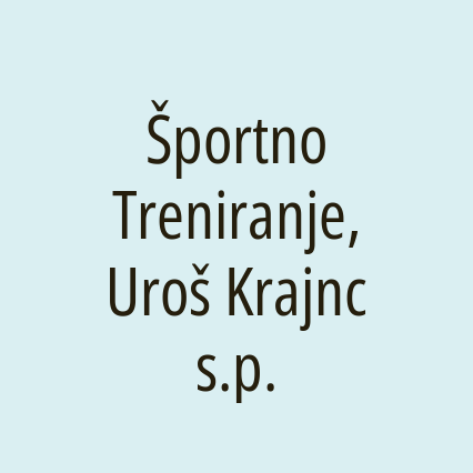 Športno Treniranje, Uroš Krajnc s.p.