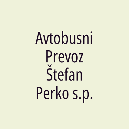 Avtobusni Prevoz Štefan Perko s.p.