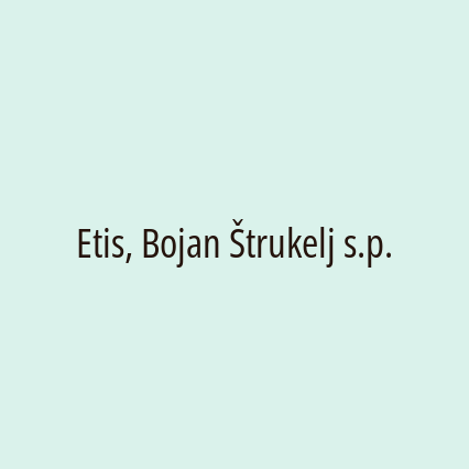 Etis, Bojan Štrukelj s.p.