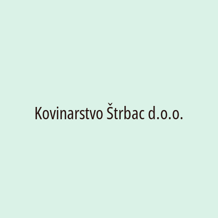 Kovinarstvo Štrbac d.o.o.