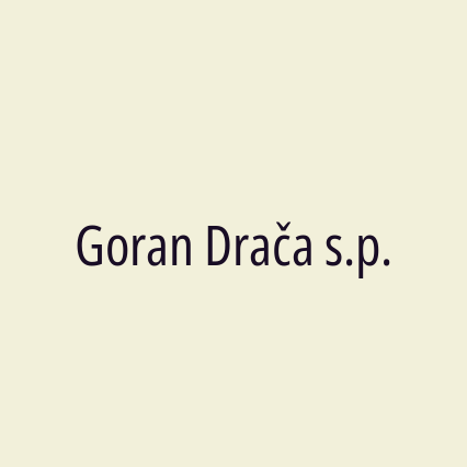 Goran Drača s.p.