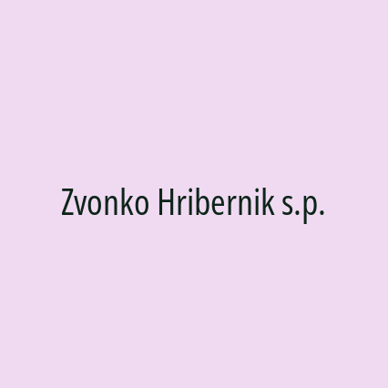 Zvonko Hribernik s.p. - Logotip