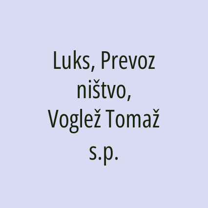 Luks, Prevozništvo, Voglež Tomaž s.p.