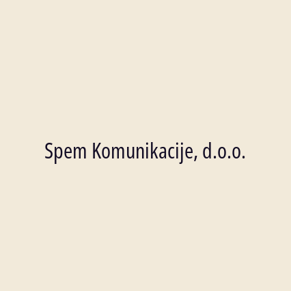 Spem Komunikacije, d.o.o.