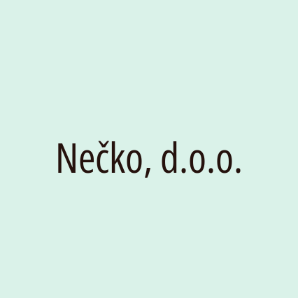 Nečko, d.o.o.