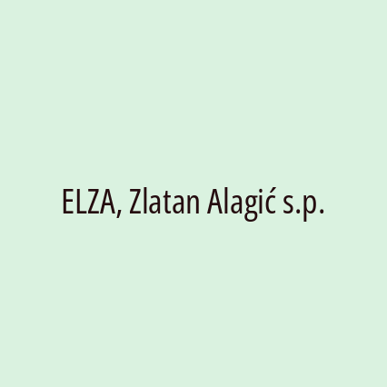 ELZA, Zlatan Alagić s.p.