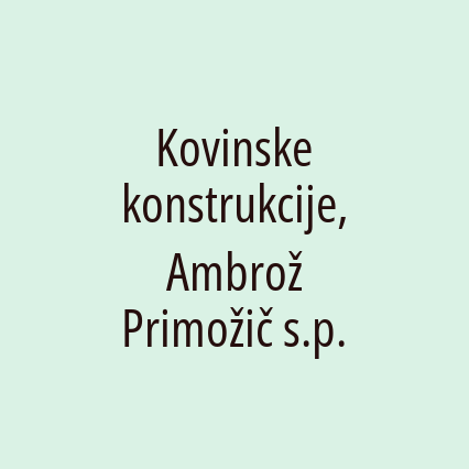 Kovinske konstrukcije, Ambrož Primožič s.p.