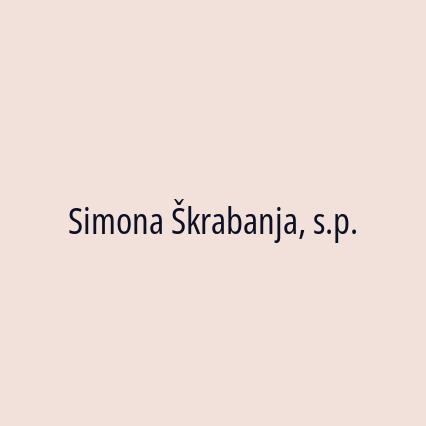 Simona Škrabanja, s.p.