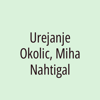 Urejanje Okolic, Miha Nahtigal
