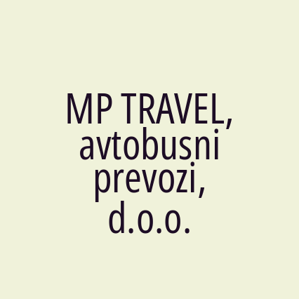 MP TRAVEL, avtobusni prevozi, d.o.o.