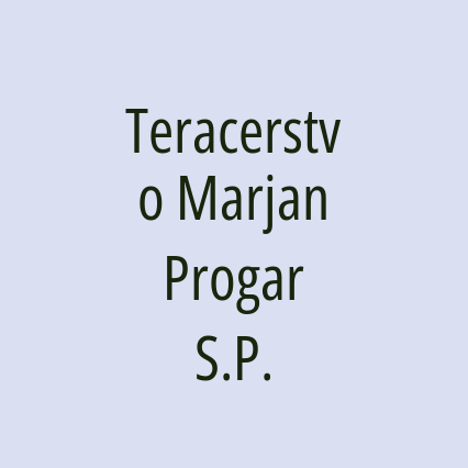 Teracerstvo Marjan Progar S.P.