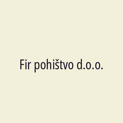 Fir pohištvo d.o.o.