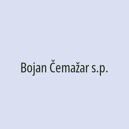 Bojan Čemažar s.p.