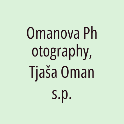 Omanova Photography, Tjaša Oman s.p.