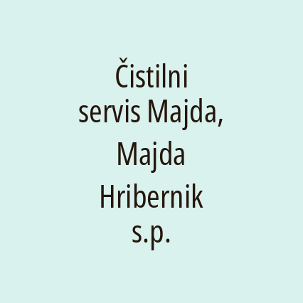 Čistilni servis Majda, Majda Hribernik s.p.