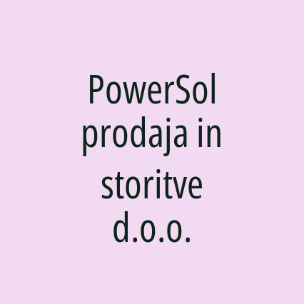 PowerSol prodaja in storitve d.o.o.