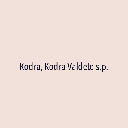 Kodra, Kodra Valdete s.p.