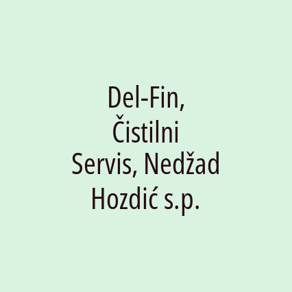 Del-Fin, Čistilni Servis, Nedžad Hozdić s.p.