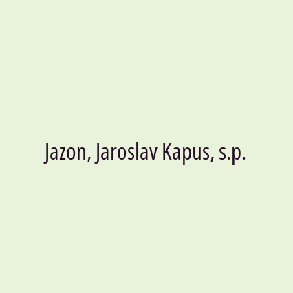 Jazon, Jaroslav Kapus, s.p.