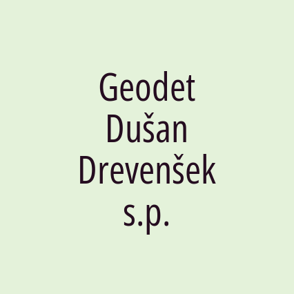 Geodet Dušan Drevenšek s.p.