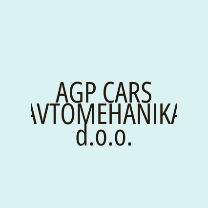 AGP CARS AVTOMEHANIKA d.o.o.