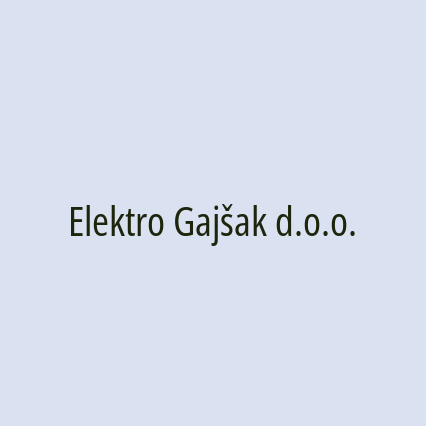 Elektro Gajšak d.o.o.