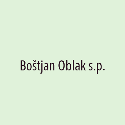 Boštjan Oblak s.p.