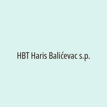 HBT Haris Balićevac s.p.