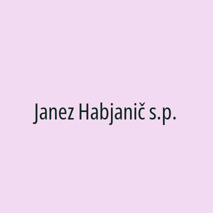 Janez Habjanič s.p.