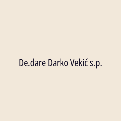 De.dare Darko Vekić s.p.