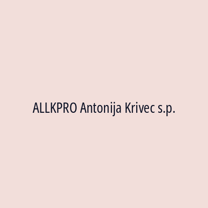 ALLKPRO Antonija Krivec s.p.