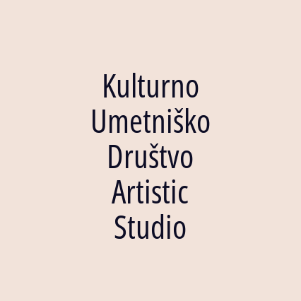 Kulturno Umetniško Društvo Artistic Studio