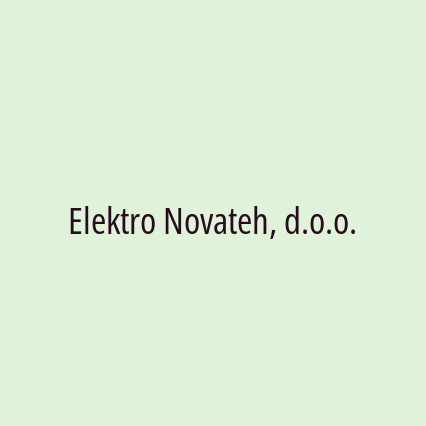 Elektro Novateh, d.o.o.