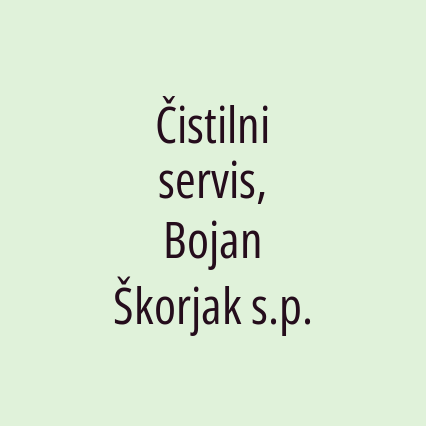 Čistilni servis, Bojan Škorjak s.p.