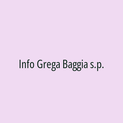 Info Grega Baggia s.p.