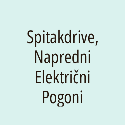 Spitakdrive, Napredni Električni Pogoni