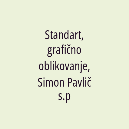 Standart, grafično oblikovanje, Simon Pavlič s.p